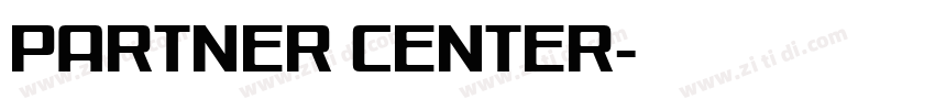 Partner Center字体转换